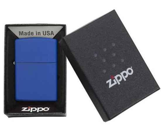 Зажигалка ZIPPO Classic с покрытием Royal Blue Matte, 422126, изображение 6