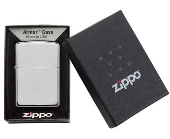 Зажигалка ZIPPO Armor™ c покрытием High Polish Chrome, 422116, Цвет: серебристый, изображение 5