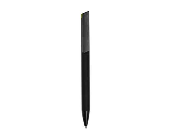Ручка металлическая шариковая Taper Metal soft-touch, 16550.03, Цвет: черный,зеленое яблоко, изображение 3