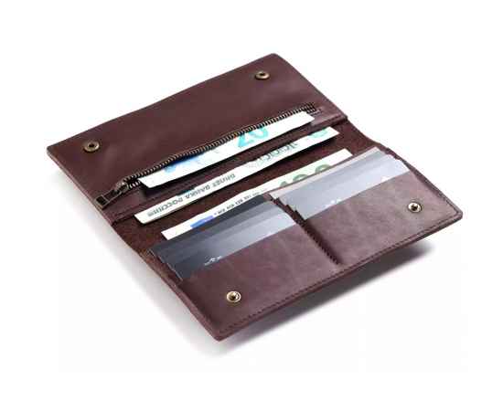 Бумажник Денмарк, 660069, Цвет: коричневый, изображение 3