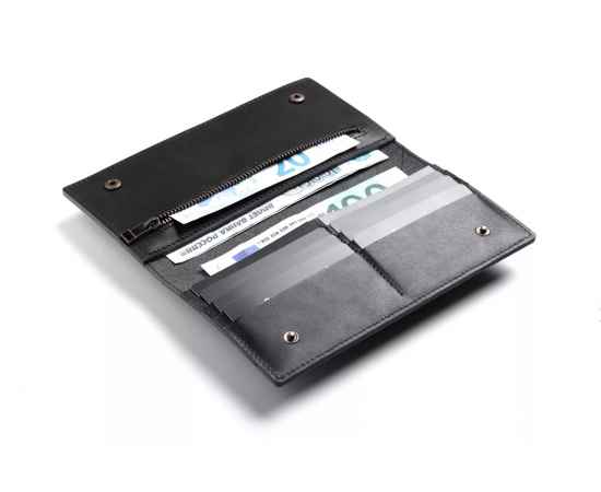 Бумажник Денмарк, 660068, Цвет: черный, изображение 3