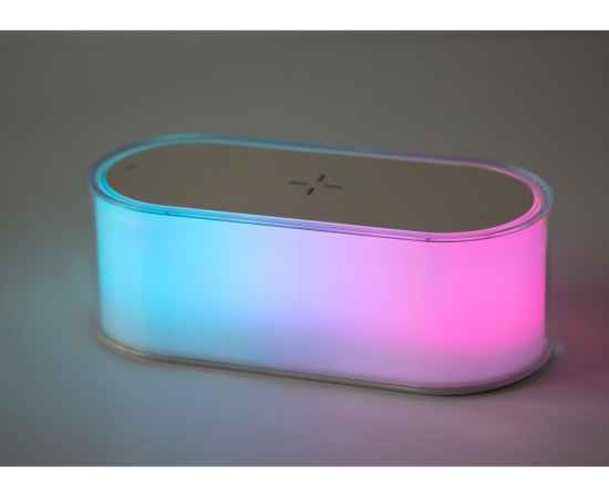Ночник с беспроводной зарядкой и RGB подсветкой Miracle, 15 Вт, 401305, изображение 10