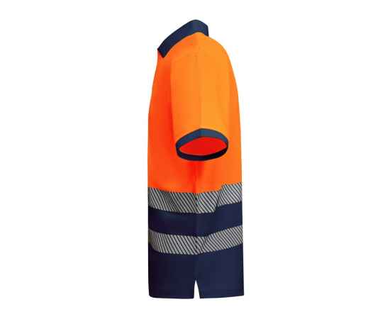 Рубашка поло Atrio мужская, S, 9318HV55223S, Цвет: navy,неоновый оранжевый, Размер: S, изображение 3