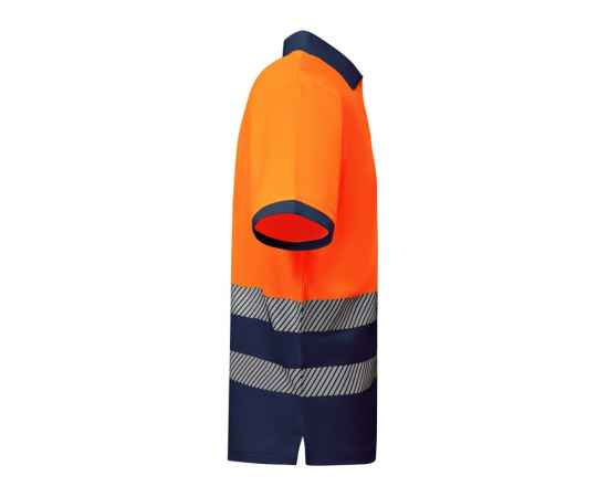 Рубашка поло Atrio мужская, S, 9318HV55223S, Цвет: navy,неоновый оранжевый, Размер: S, изображение 4