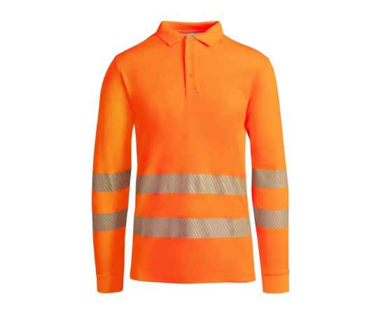 Рубашка поло Atrio с длинным рукавом мужская, S, 9319HV223S, Цвет: неоновый оранжевый, Размер: S, изображение 2