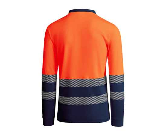 Рубашка поло Atrio с длинным рукавом мужская, S, 9319HV55223S, Цвет: navy,неоновый оранжевый, Размер: S, изображение 2