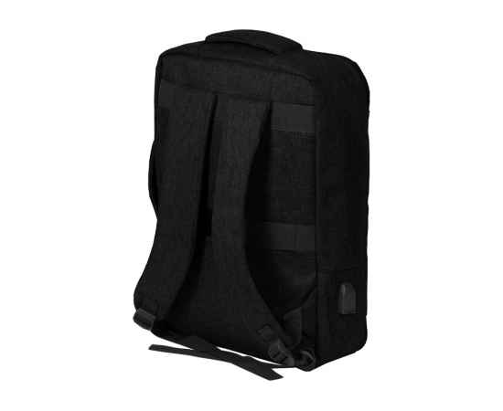 Рюкзак-трансформер Turnover для ноутбука 15 из переработанного пластика, 975737, Цвет: черный, изображение 5