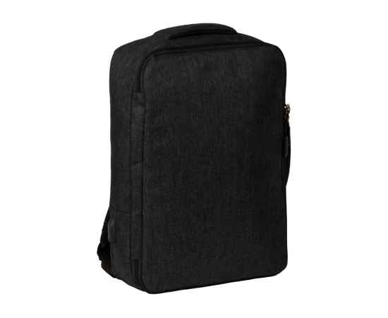 Рюкзак-трансформер Turnover для ноутбука 15 из переработанного пластика, 975737, Цвет: черный, изображение 3