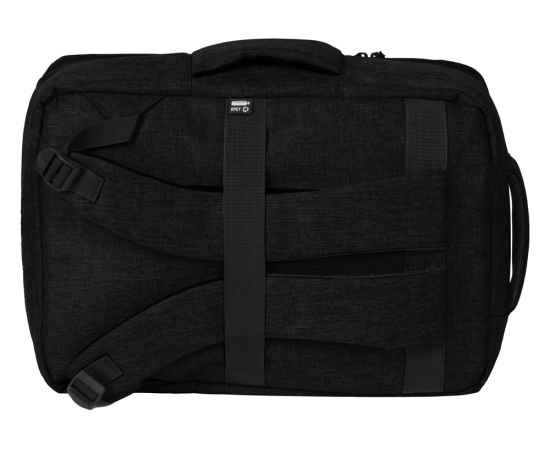 Рюкзак-трансформер Turnover для ноутбука 15 из переработанного пластика, 975737, Цвет: черный, изображение 12
