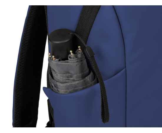 Рюкзак Sofit для ноутбука 14'' из экокожи, 935712, Цвет: синий, изображение 9