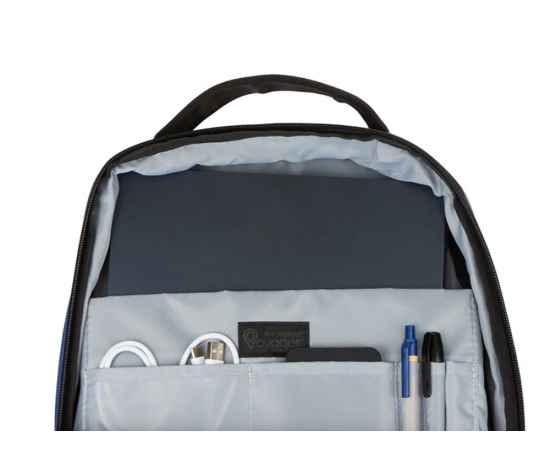 Рюкзак Sofit для ноутбука 14'' из экокожи, 935712, Цвет: синий, изображение 13