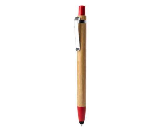 Ручка-стилус шариковая бамбуковая NAGOYA, BL8084TA60, Цвет: красный, изображение 7