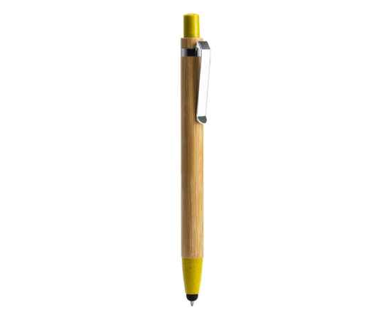 Ручка-стилус шариковая бамбуковая NAGOYA, BL8084TA03, Цвет: желтый, изображение 2