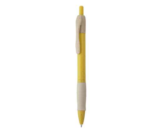 Ручка шариковая из пшеничного волокна HANA, HW8032S103, Цвет: желтый, изображение 3