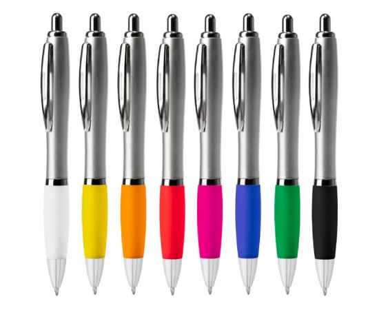 Ручка пластиковая шариковая CONWI, BL8076TN01, Цвет: белый, изображение 4