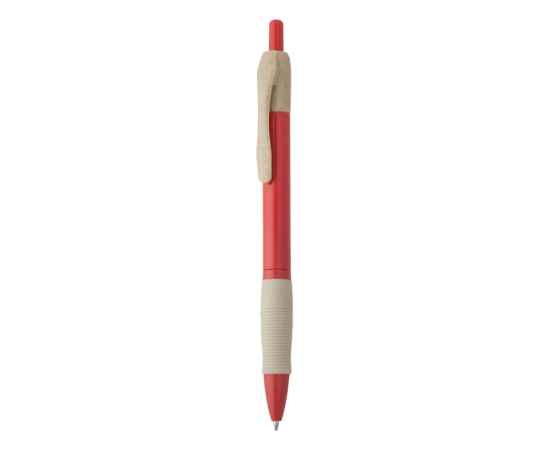 Ручка шариковая из пшеничного волокна HANA, HW8032S160, Цвет: красный, изображение 3