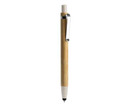 Ручка-стилус шариковая бамбуковая NAGOYA, BL8084TA29, Цвет: натуральный,бежевый, изображение 2