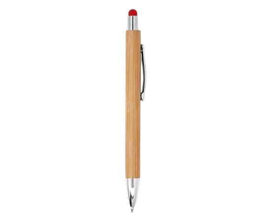Ручка шариковая бамбуковая PAMPA, HW8019S160, Цвет: красный, изображение 5