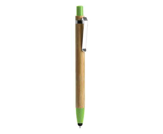 Ручка-стилус шариковая бамбуковая NAGOYA, BL8084TA114, Цвет: зеленое яблоко, изображение 2