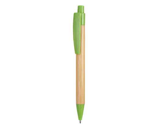 Ручка шариковая бамбуковая STOA, HW8034S111429, Цвет: бежевый,зеленое яблоко, изображение 3