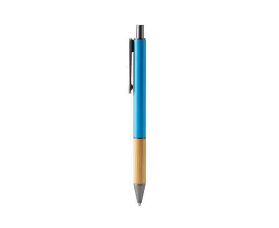 Ручка шариковая металлическая с бамбуковой вставкой PENTA, BL7982TA242, Цвет: голубой, изображение 4