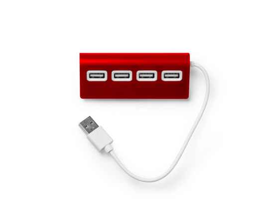 USB хаб PLERION, IA3033S160, Цвет: красный, изображение 2