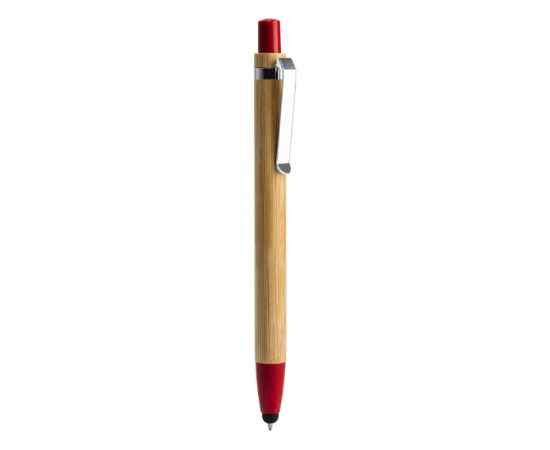 Ручка-стилус шариковая бамбуковая NAGOYA, BL8084TA60, Цвет: красный, изображение 6