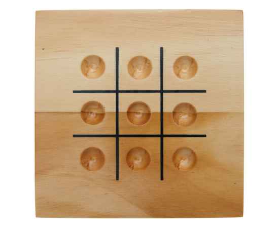 Деревянная игра в крестики-нолики Strobus, 10456406, изображение 2