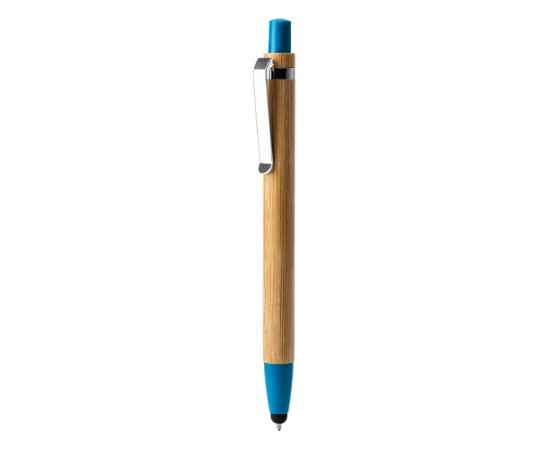 Ручка-стилус шариковая бамбуковая NAGOYA, BL8084TA242, Цвет: голубой, изображение 3