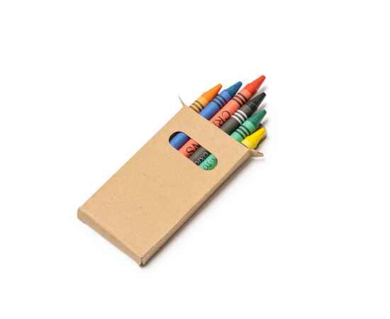 Набор из 6 восковых карандашей BOREAL, HW8000S229, изображение 3