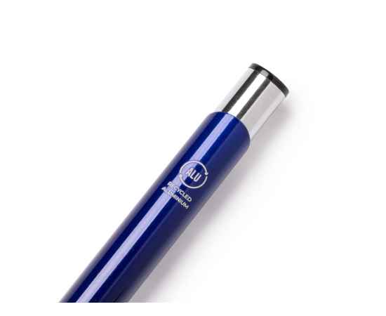 Шариковая ручка из переработанного алюминия SIMON, BL7972TA05, Цвет: синий, изображение 4