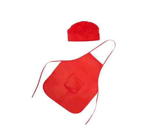 Детский комплект JAMIE: фартук, шапочка, DE9133S260, Цвет: красный, изображение 7