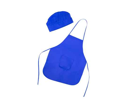 Детский комплект JAMIE: фартук, шапочка, DE9133S205, Цвет: синий, изображение 4