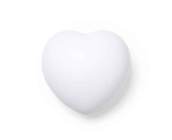Антистресс BIKU в форме сердца, SB1229S101, Цвет: белый, изображение 3