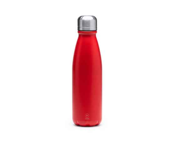 Бутылка KISKO из переработанного алюминия, BI4213S160, Цвет: красный, Объем: 550, изображение 4
