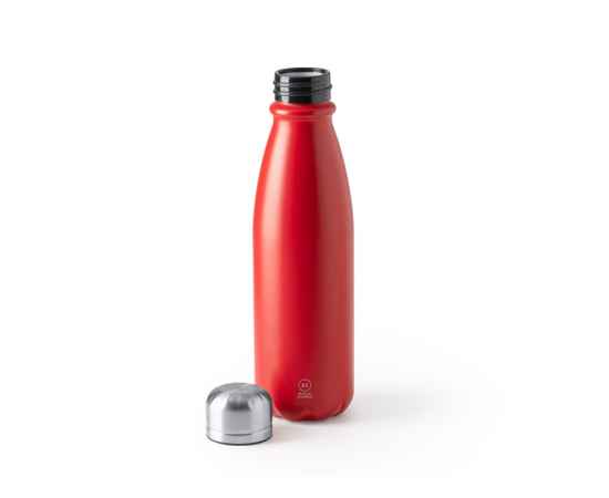 Бутылка KISKO из переработанного алюминия, BI4213S160, Цвет: красный, Объем: 550, изображение 2