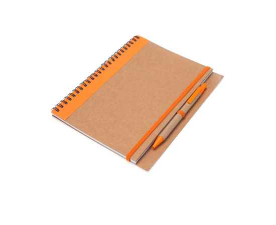 Блокнот А5+ ALANI с шариковой ручкой, NB8073S131, Цвет: бежевый,оранжевый, изображение 2