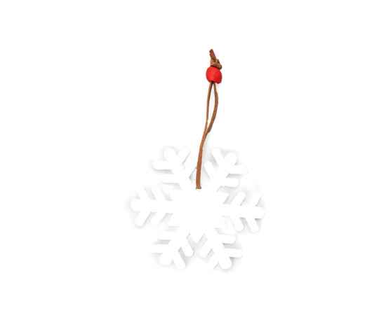 Войлочное рождественское украшение ABEND, снежинка, XM1302S1514, Цвет: белый, изображение 2