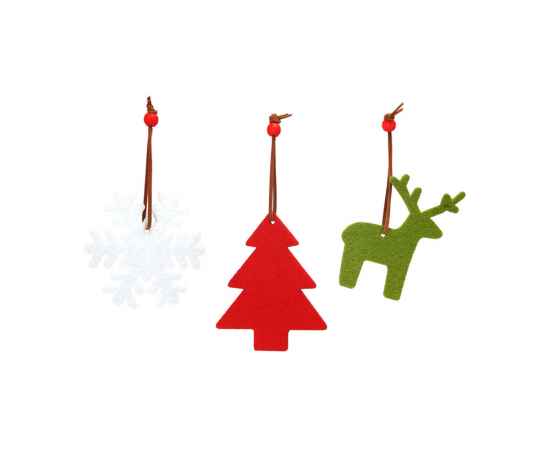 Войлочное рождественское украшение ABEND, северный олень, XM1302S1513, Цвет: зеленое яблоко, изображение 4