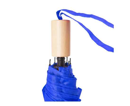 Зонт складной KHASI, механический, UM5610S105, Цвет: синий, изображение 3