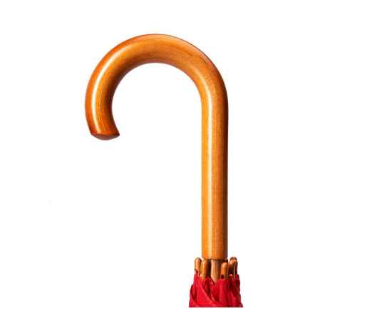 Зонт-трость LYSE, механический, UM5607S160, Цвет: красный, изображение 2
