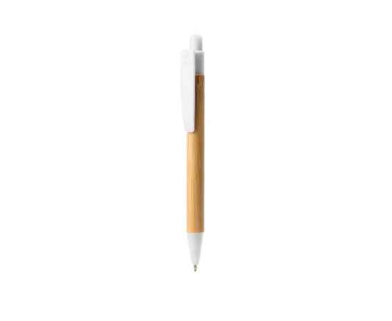 Ручка шариковая GILDON, BL8080TA01, Цвет: белый,натуральный, изображение 3