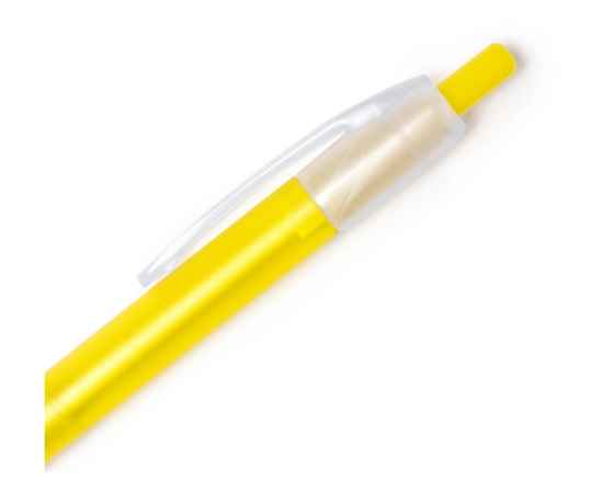 Ручка пластиковая шариковая ONTARIO, HW8008S103, Цвет: желтый, изображение 3
