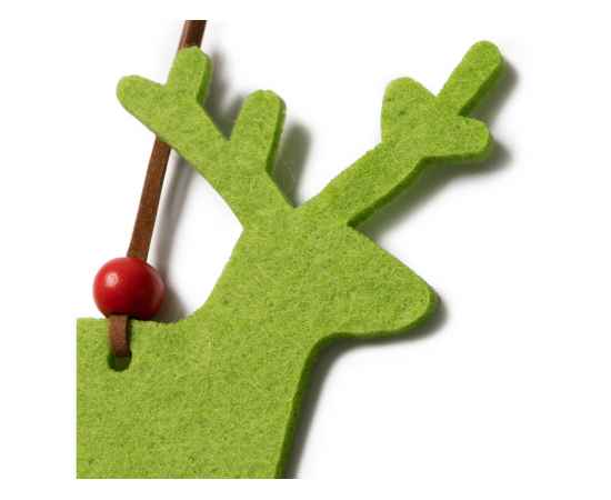 Войлочное рождественское украшение ABEND, северный олень, XM1302S1513, Цвет: зеленое яблоко, изображение 3