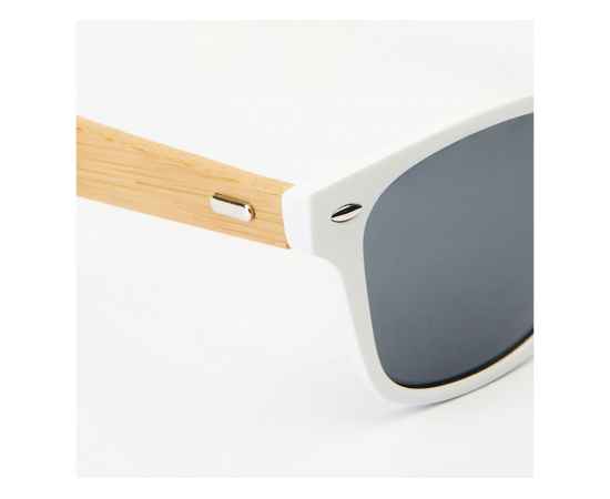 Солнцезащитные очки EDEN с дужками из натурального бамбука, SG8104S101, Цвет: белый, изображение 3