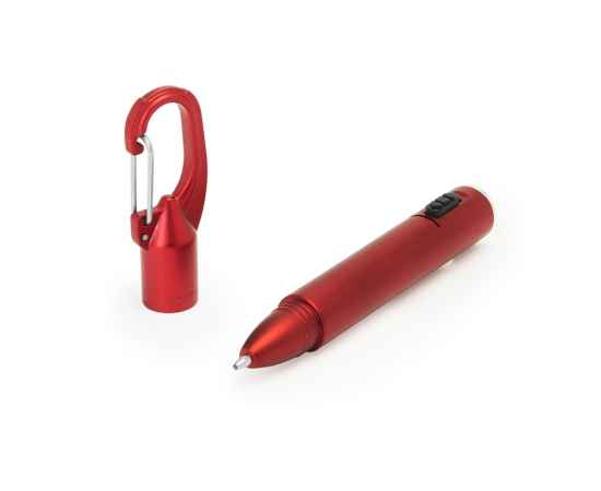 Ручка ARAYA со светодиодным фонариком, HW8023S160, Цвет: красный, изображение 3