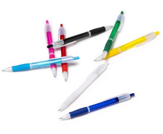 Ручка пластиковая шариковая ONTARIO, HW8008S103, Цвет: желтый, изображение 5