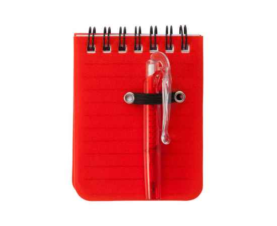 Мини-блокнот ARCO с шариковой ручкой, NB8054S160, Цвет: красный, изображение 10