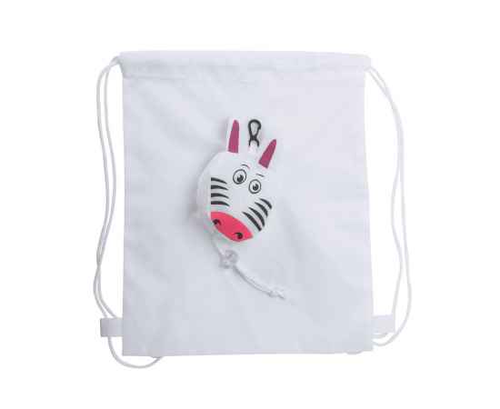 Детский рюкзак ELANIO складной, зебра, BO7528S2995, Цвет: белый, изображение 3
