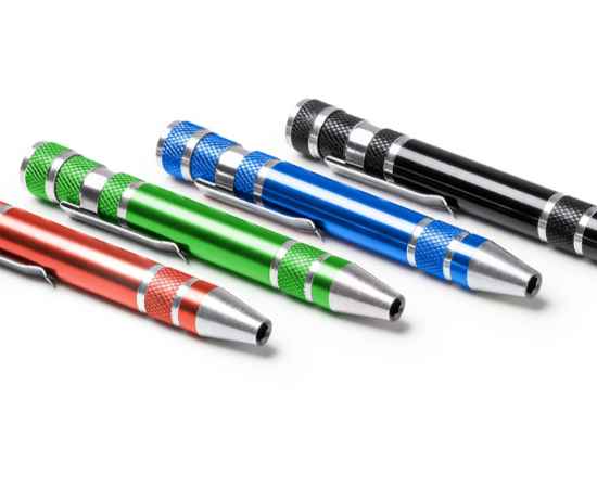 Алюминиевый мультитул BRICO в форме ручки, TO3991S105, Цвет: синий,серебристый, изображение 3